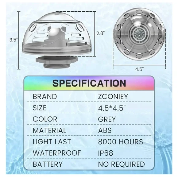 LED Pool Jet LED Light - Picture 2 of 7